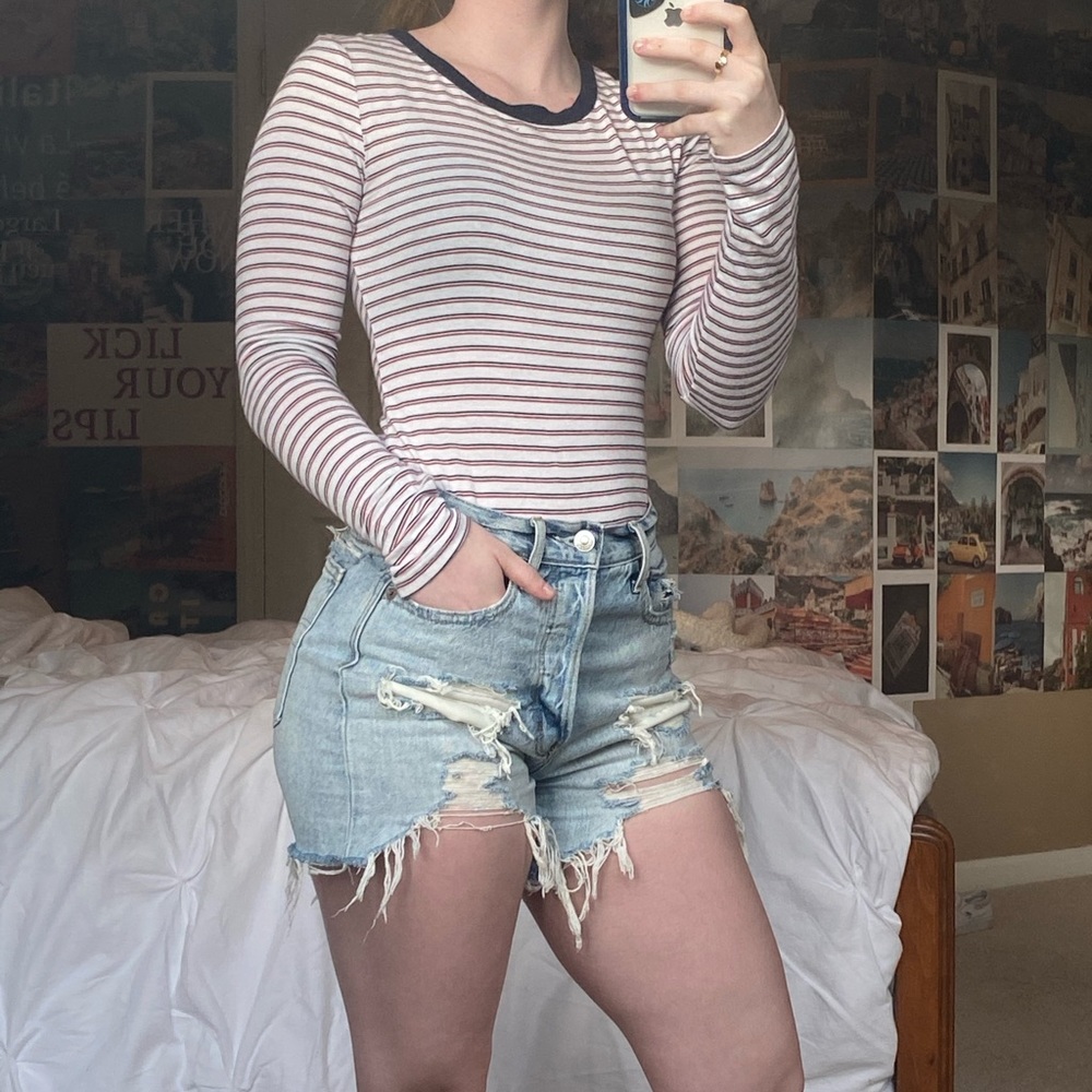 striped long sleeve tee!